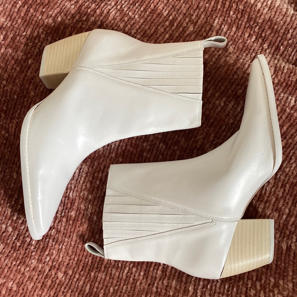 Matisse caty white leather caty ankle boot